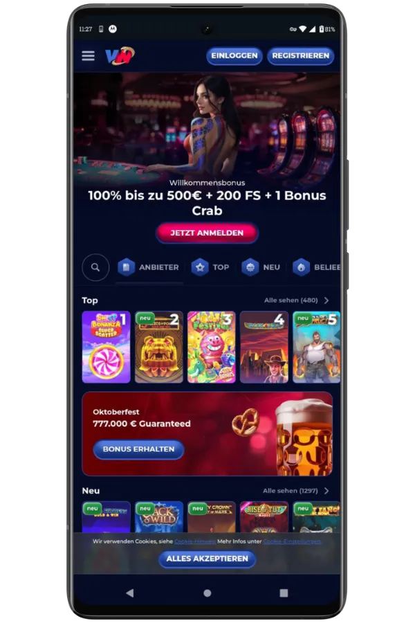 Offizielle Website öffnen
