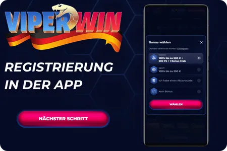 Registrierung in der App